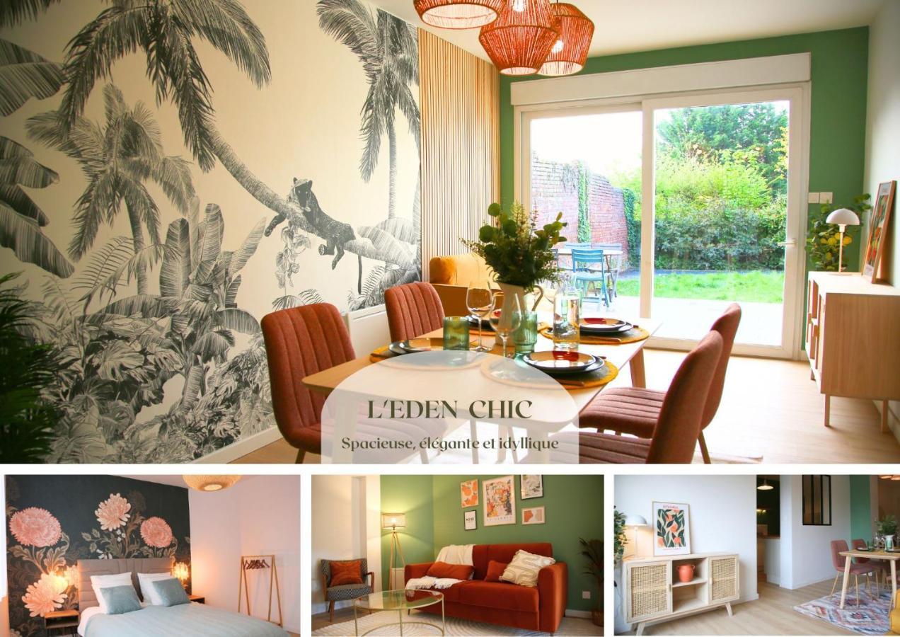 L'Eden Chic - Balneo - Jardin - Parking Gratuit Apartment Arras Bagian luar foto